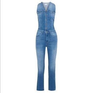 Frame le slender denim jumpsuit, sz m, NWOT